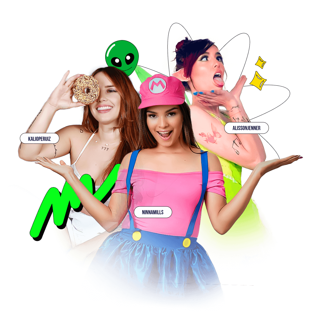Cosplaying girls